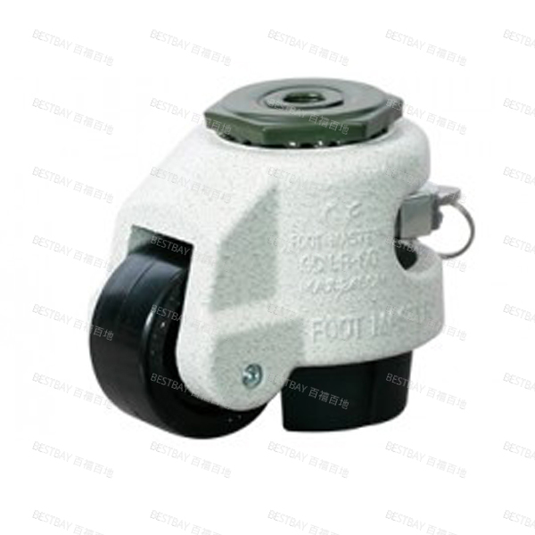 福马脚轮 FOOTMASTER GDR系列2寸空心铆钉型尼龙66水平调节脚轮 GDR-60-S-NYN