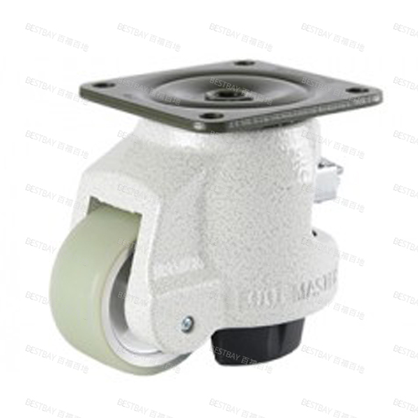 福马脚轮 FOOTMASTER GDR系列2.5寸平底活动浇注型聚氨酯水平调节脚轮（轴套） GDR-80-F-HUP