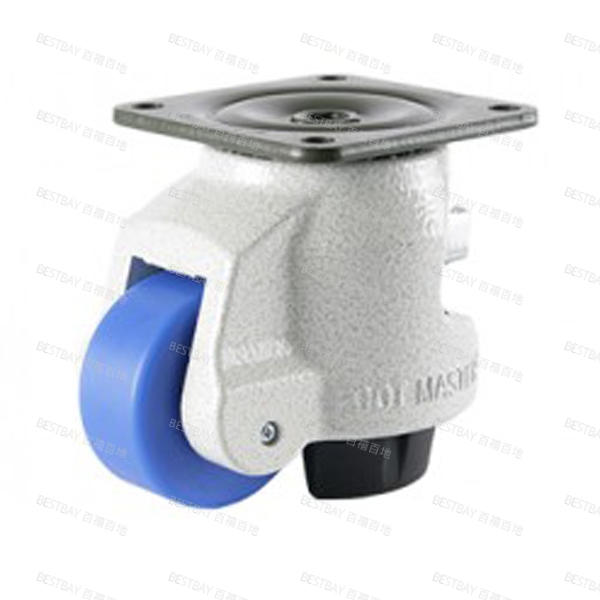 福马脚轮 FOOTMASTER GDR系列2.5寸平底活动MC尼龙水平调节脚轮 GDR-80-F-MCN