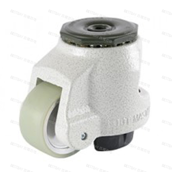 福马脚轮 FOOTMASTER GDN系列2.5寸空心铆钉型浇注型聚氨酯水平调节脚轮（轴套） GDN-80-S-HUP