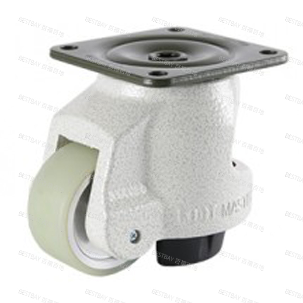 福马脚轮 FOOTMASTER GDN系列2.5寸平底活动浇注型聚氨酯水平调节脚轮（轴套） GDN-80-F-HUP