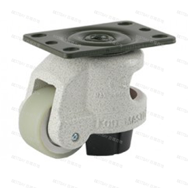 福马脚轮 FOOTMASTER GDN系列2寸平底活动浇注型聚氨酯水平调节脚轮（轴套） GDN-60-F-HUP