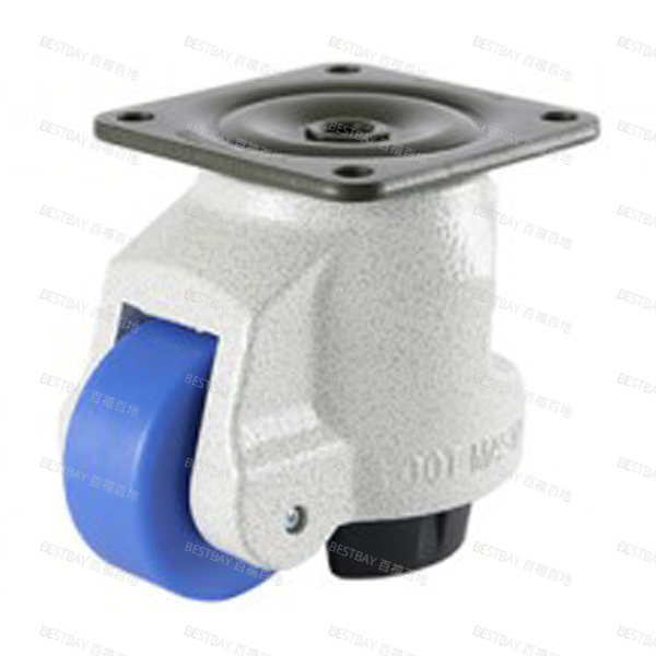 福马脚轮 FOOTMASTER GDN系列2.5寸平底活动MC尼龙水平调节脚轮 GDN-80-F-MCN