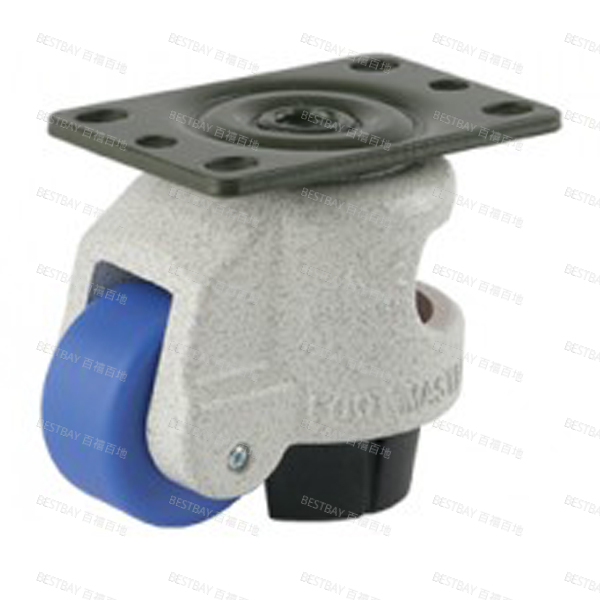 福马脚轮 FOOTMASTER GDN系列2寸平底活动MC尼龙水平调节脚轮 GDN-60-F-MCN