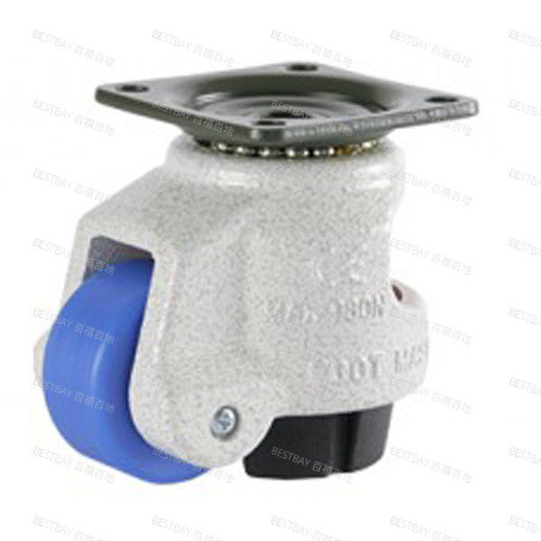 福马脚轮 FOOTMASTER GDN系列1.5寸平底活动MC尼龙水平调节脚轮 GDN-40-F-MCN