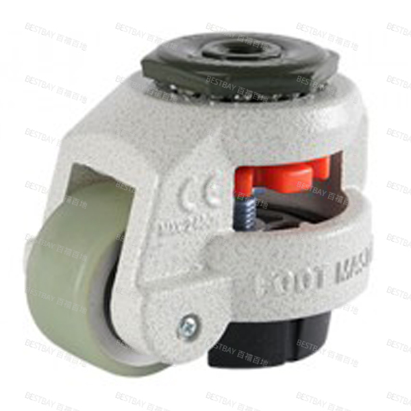 福马脚轮 FOOTMASTER GD系列2寸空心铆钉型浇注型聚氨酯水平调节脚轮（轴套） GD-60-S-HUP