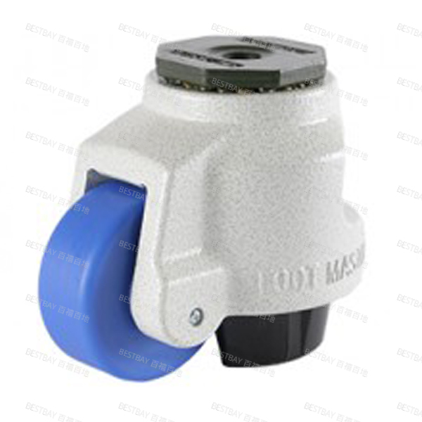 福马脚轮 FOOTMASTER GDN系列3寸空心铆钉型MC尼龙水平调节脚轮 GD-120-S-MCN