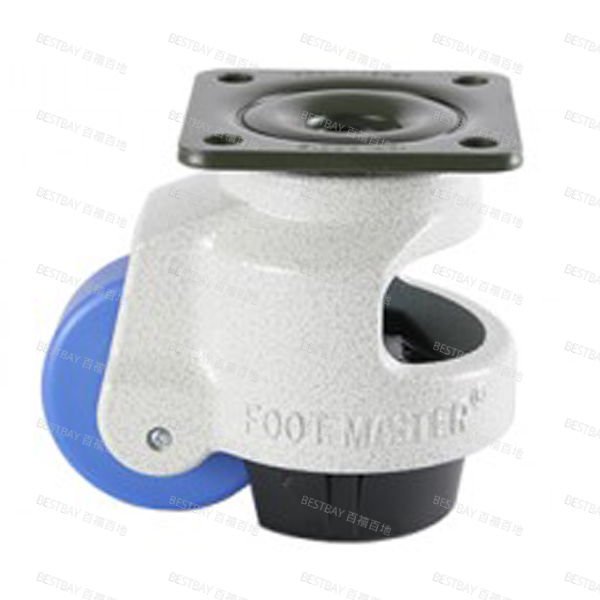福马脚轮 FOOTMASTER GD系列3寸平底活动MC尼龙水平调节脚轮 GD-120-F-MCN