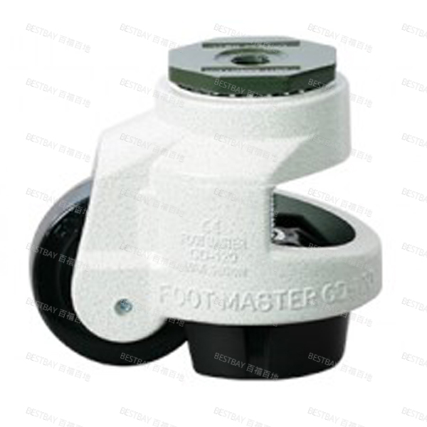 福马脚轮 FOOTMASTER GDN系列3寸空心铆钉型尼龙66水平调节脚轮 GD-120-S-NYN
