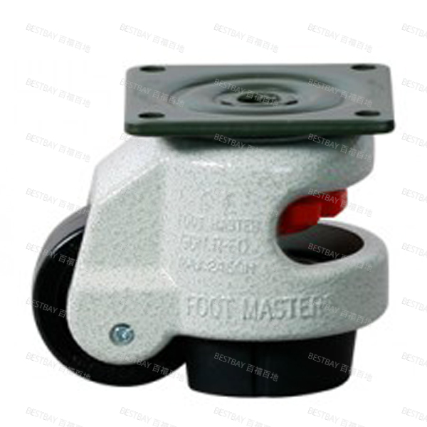 福马脚轮 FOOTMASTER GDN系列2寸平底活动尼龙66水平调节脚轮 GDN-60-F-NYN