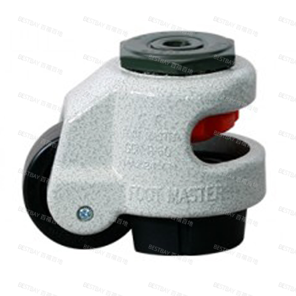 福马脚轮 FOOTMASTER GDN系列2寸空心铆钉型尼龙66水平调节脚轮 GDN-60-S-NYN