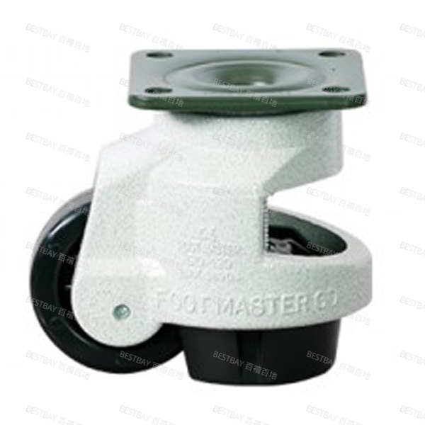 福马脚轮 FOOTMASTER GD系列3寸平底活动尼龙66水平调节脚轮 GD-120-F-NYN