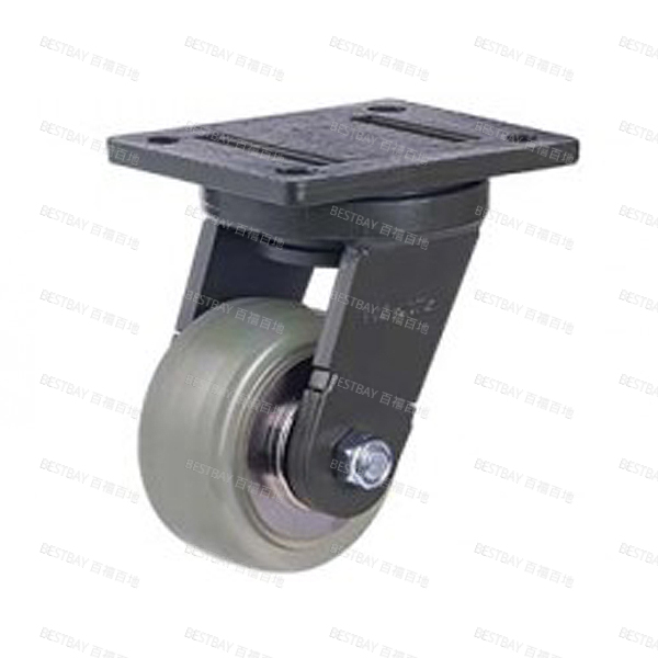 福马脚轮 FOOTMASTER GXTA系列4寸平底活动浇注型碳钢轮毂聚氨酯AGV脚轮(双轴承) GXTA-100-ASF-HUQ