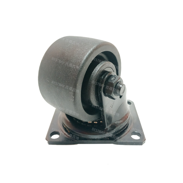 科顺脚轮 COLSON 商业机械轮3寸平底活动玻纤增强尼龙脚轮(滚柱) S4-3312-351