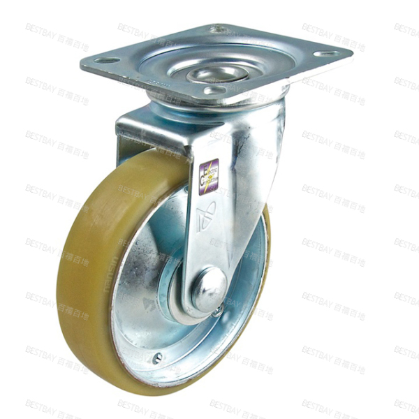 南星脚轮 NANSIN 5寸平板活动VUE聚氨酯防静电脚轮（轴承） 5005-1-T1-VUE 整箱订货（10个/箱）