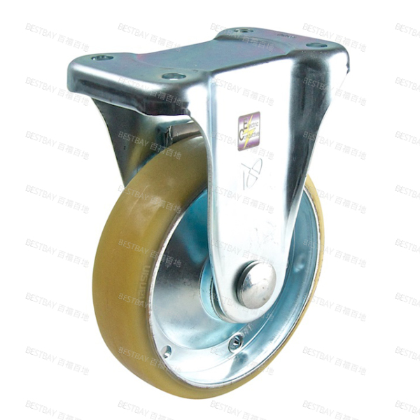 南星脚轮 NANSIN 防静电系列5寸平板固定VUE聚氨酯脚轮（轴承） 5005-8-T5-VUE 整箱订货（10个/箱）