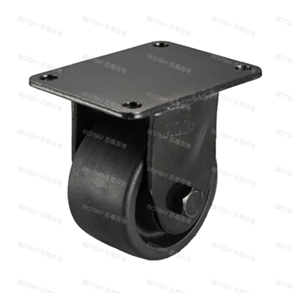 科顺脚轮 COLSON 商业机械轮3寸平底固定玻纤增强尼龙脚轮(滚柱) S4-3308-351