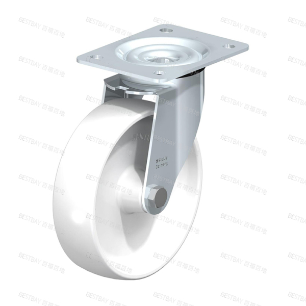 比克力脚轮 BLICKLE LE-PO系列5.5寸平底活动尼龙脚轮（滚柱轴承） LE-PO 175R