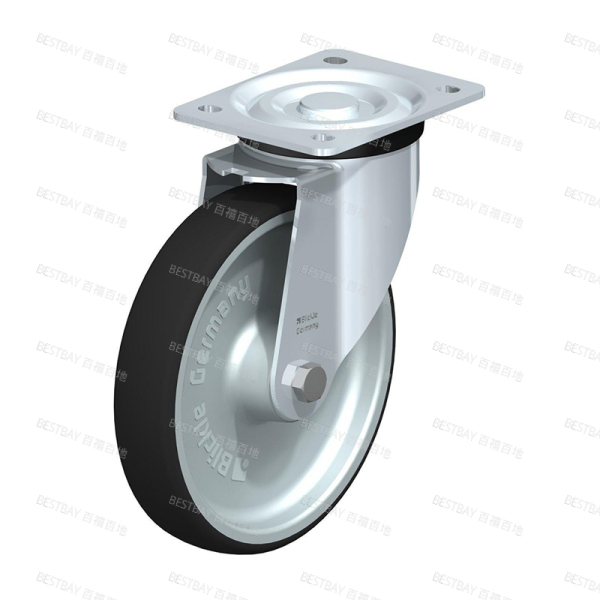 比克力脚轮 BLICKLE L-PATH系列6寸平底活动塑芯聚氨酯脚轮（滚柱轴承） L-PATH 200R