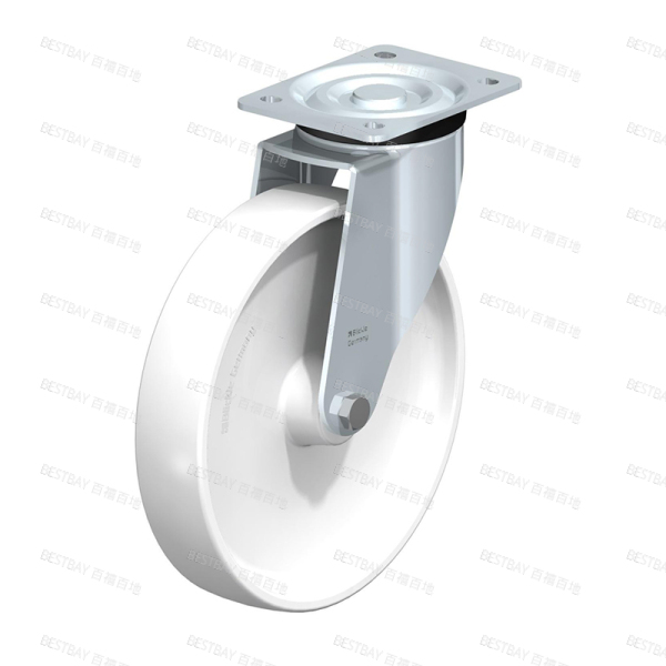 比克力脚轮 BLICKLE L-PO系列8寸平底活动尼龙脚轮（滑动轴承） L-PO 250G