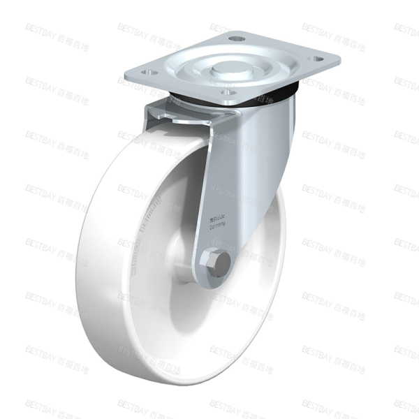 比克力脚轮 BLICKLE L-PO系列6寸平底活动尼龙脚轮（滑动轴承） L-PO 200G