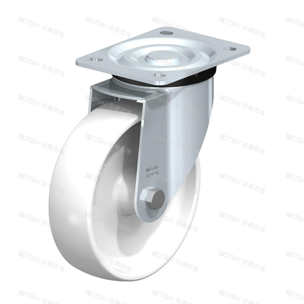 比克力脚轮 BLICKLE L-PO系列5.5寸平底活动尼龙脚轮（滚柱轴承） L-PO 175R