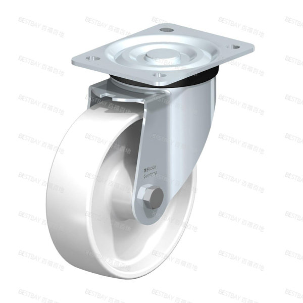 比克力脚轮 BLICKLE L-PO系列6寸平底活动尼龙脚轮（滚柱轴承） L-PO 160R