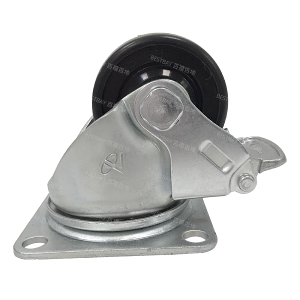 南星脚轮 NANSIN THH系列2.5寸平底活动强化尼龙脚轮 THH-65 NHB S-12 整箱订货(12个/箱)