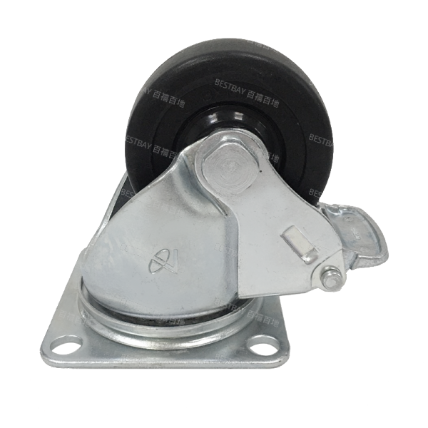 南星脚轮 NANSIN THH系列3寸平底活动强化尼龙脚轮 THH-75 NHB S-12 整箱订货(12个/箱)