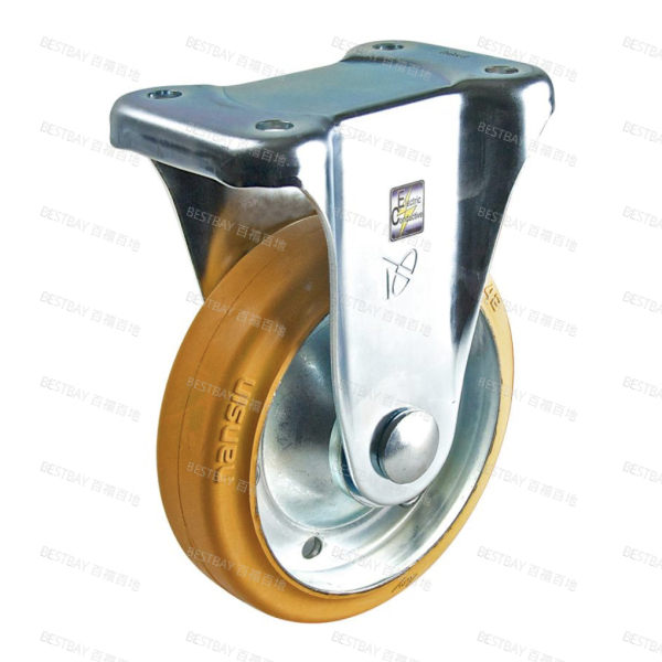 南星脚轮 NANSIN 5寸平底固定VE橡胶防静电脚轮(轴承) 5005-8-T5-VE 整箱订货(10个/箱)