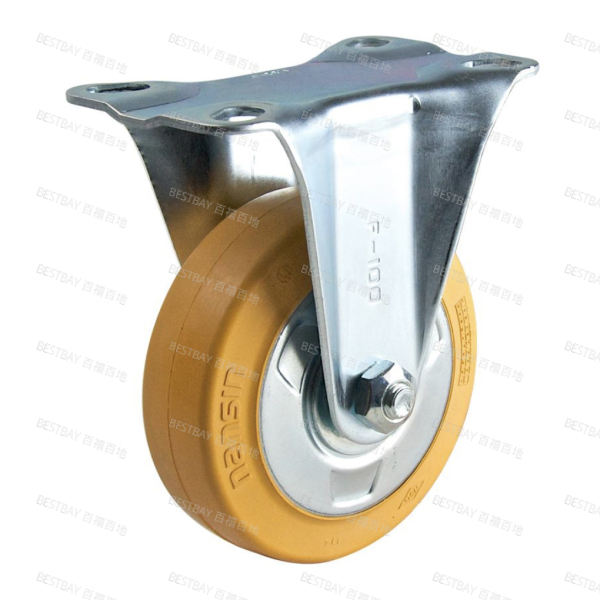 南星脚轮 NANSIN 2.5寸平底固定EE橡胶防静电脚轮(轴套) 1325-8-T11-EE 整箱订货(70个/箱)