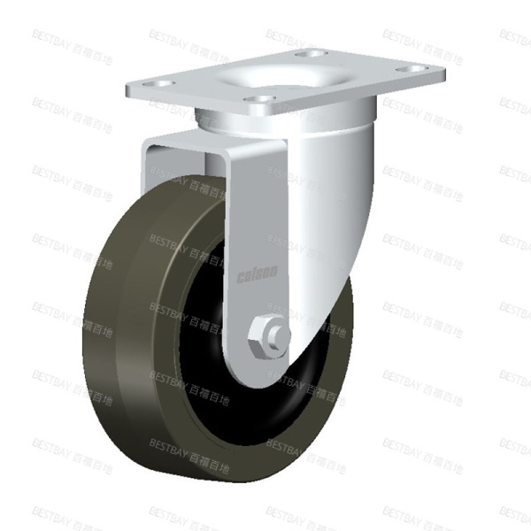 科顺脚轮 COLSON 2系列4寸平底活动导电轮（平边）脚轮（一体滚珠） 2-4646-445C
