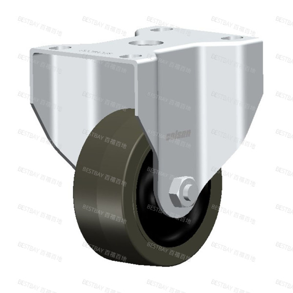 科顺脚轮 COLSON 2系列3寸平底固定导电轮（平边）脚轮（一体滚珠） A2-3308-445C