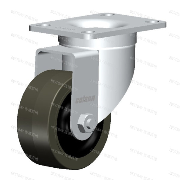 科顺脚轮 COLSON 2系列3寸平底活动导电轮（平边）脚轮（一体滚珠） A2-3346-445C