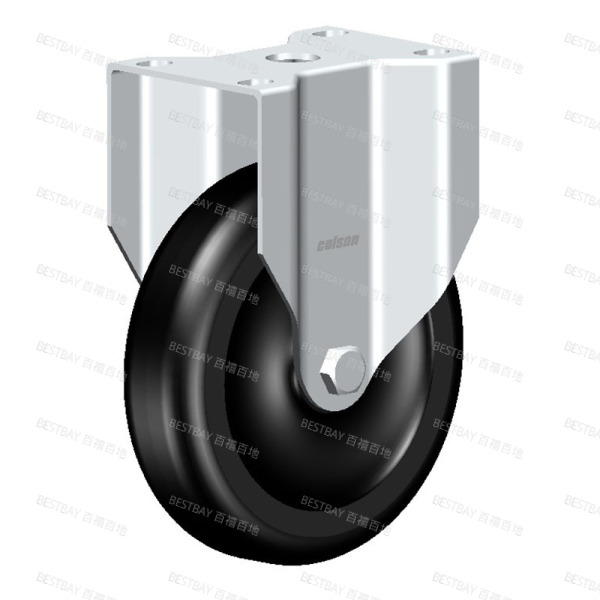 科顺脚轮 COLSON 2系列5寸平底固定230℃耐高温轮脚轮（轴套） 2-5608-52HT