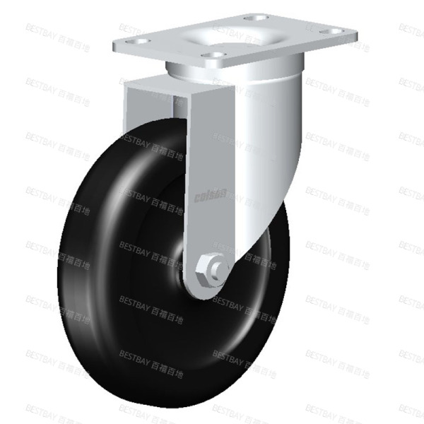 科顺脚轮 COLSON 2系列5寸平底活动230℃耐高温轮脚轮（轴套） 2-5646-52HT