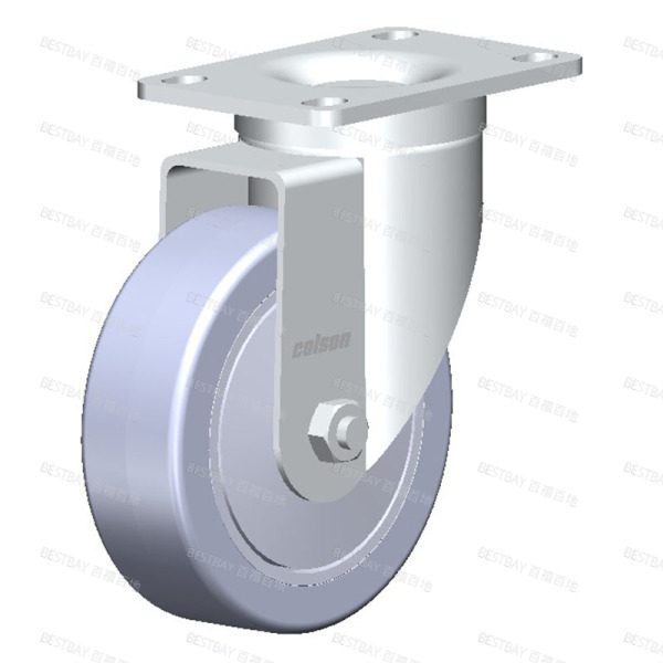 科顺脚轮 COLSON 2系列4寸平底活动QS型超级人造胶脚轮(精密滚珠) 2-4646-448