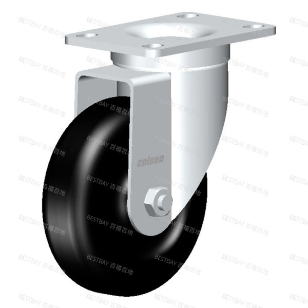 科顺脚轮 COLSON 2系列4寸平底活动230℃耐高温轮脚轮(轴套) 2-4646-52HT