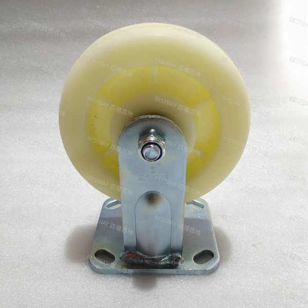 路威脚轮 ROLVE 40系列6寸平底固定尼龙脚轮(双轴承) 40-06102