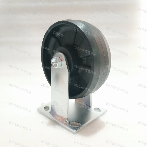 科顺脚轮 COLSON 4系列6寸平底固定美力轮脚轮(滚柱) 4-6108-539