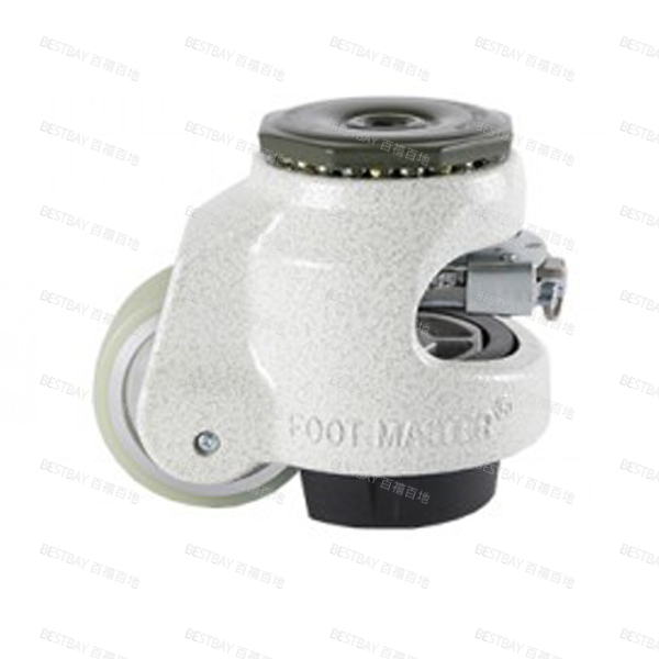 福马脚轮 FOOTMASTER GDR系列2.5寸空心铆钉型浇注型聚氨酯水平调节脚轮(轴套) GDR-80-S-HUP